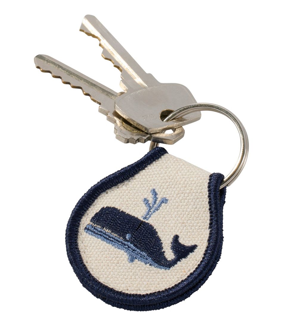 Embroidered Patch Charm, Whale | L.L.Bean