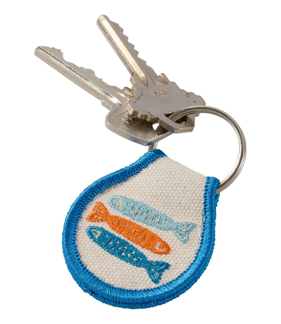 Embroidered Patch Charm, Fish | L.L.Bean