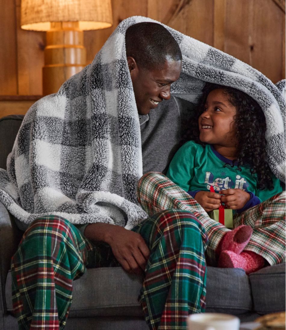 Cozy Plush Throw, Plaid | L.L.Bean