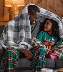 Cozy Plush Throw, Plaid | L.L.Bean