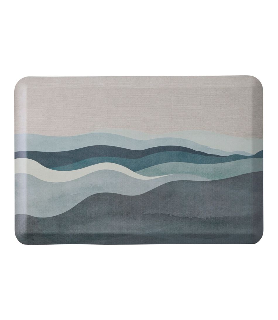 Happy Feet Comfort Mat, Watercolor Waves | L.L.Bean