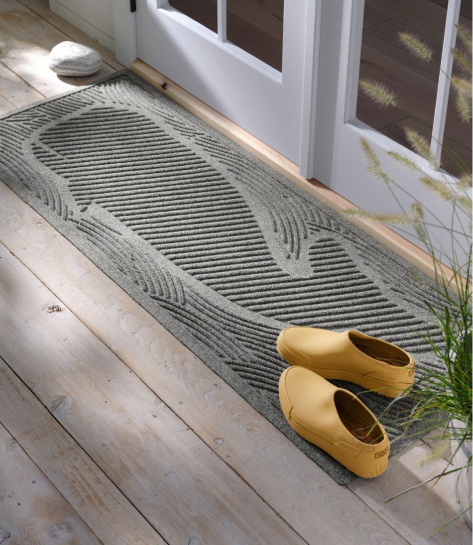 Everyspace Recycled Waterhog Wide Doormat, Swimming Whale | L.L.Bean