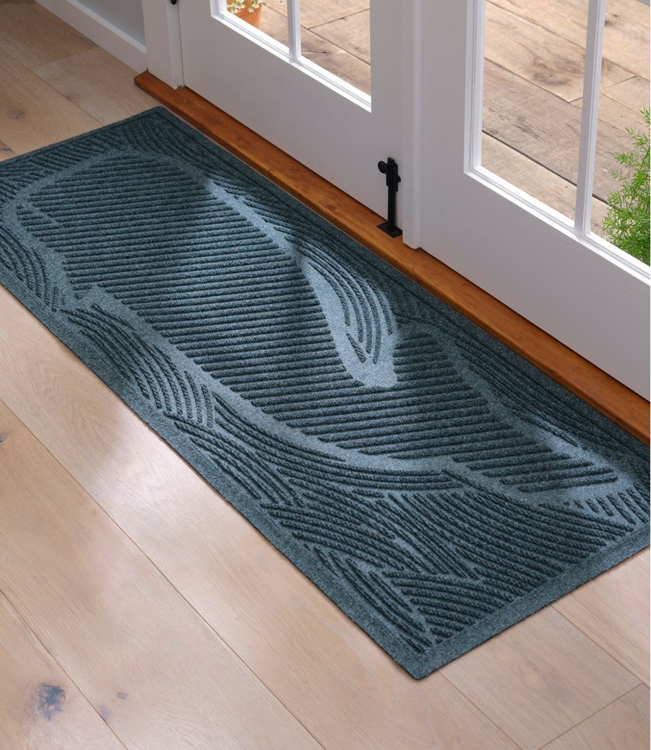 Everyspace Recycled Waterhog Wide Doormat, Swimming Whale | L.L.Bean
