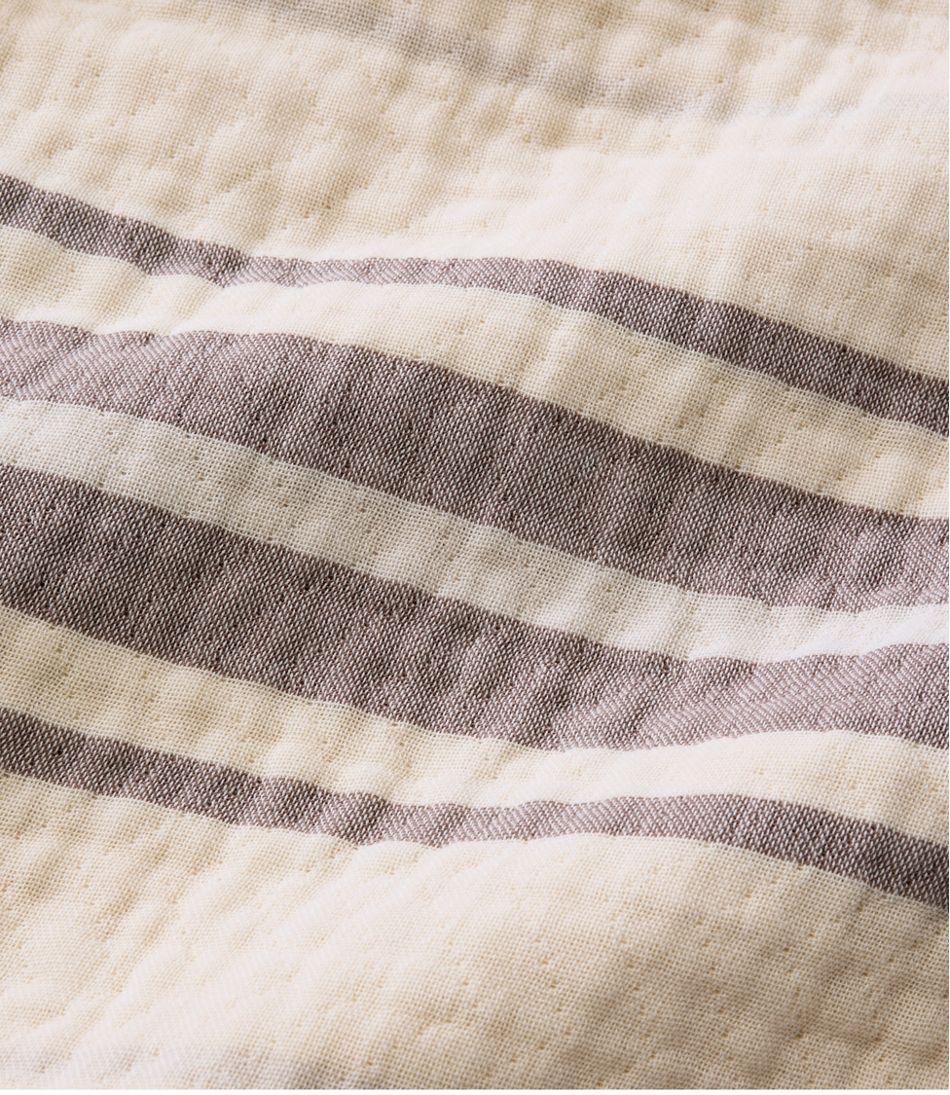 Lightweight Cotton Gauze Throw, Stripe | L.L.Bean