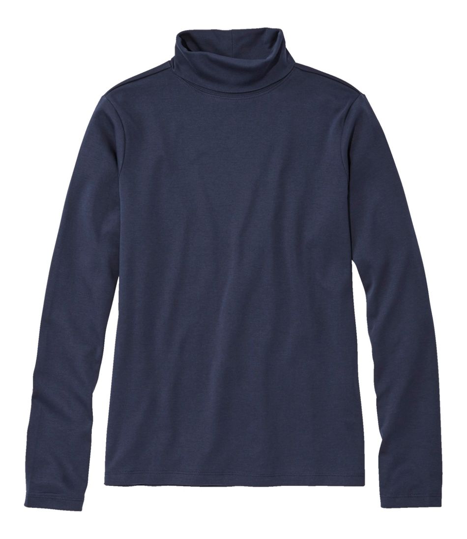 Women's Pima Cotton Turtleneck, Long-Sleeve | L.L.Bean