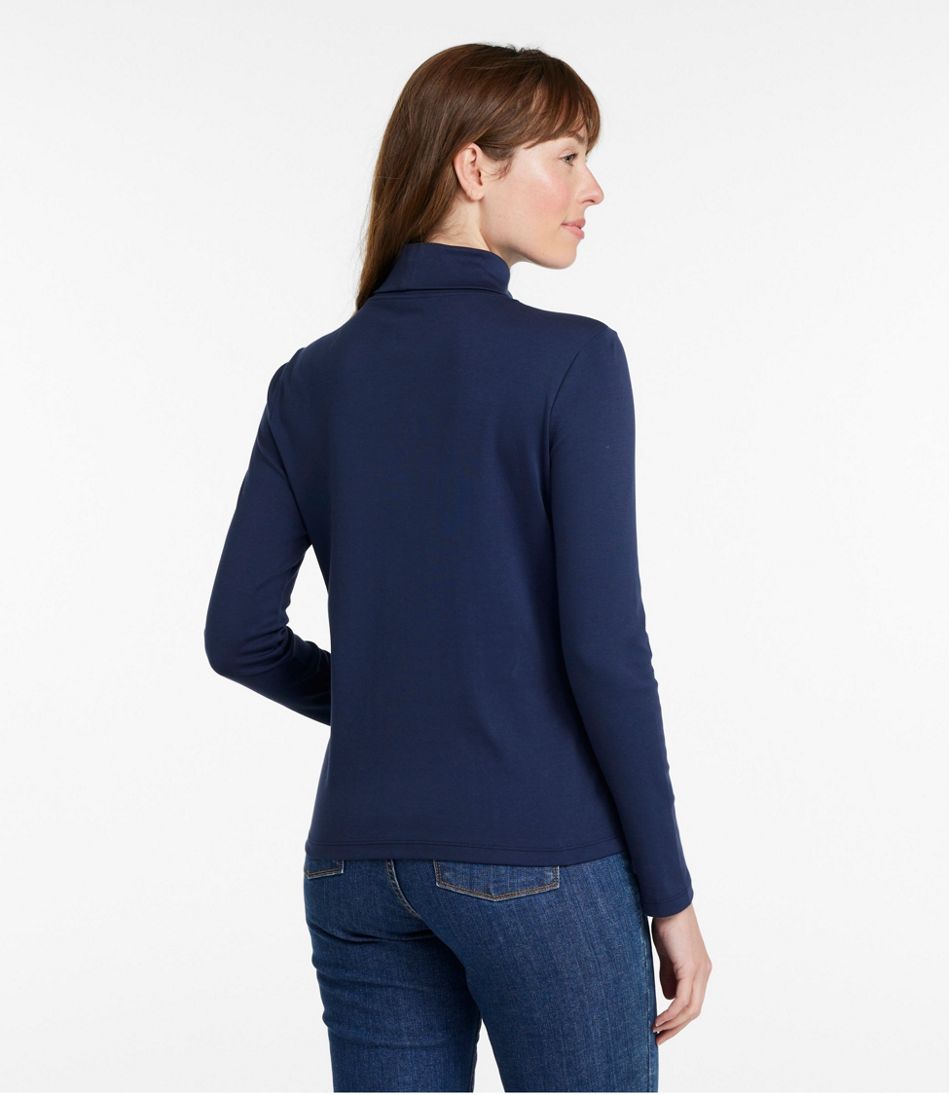Women's Pima Cotton Turtleneck, Long-Sleeve | L.L.Bean
