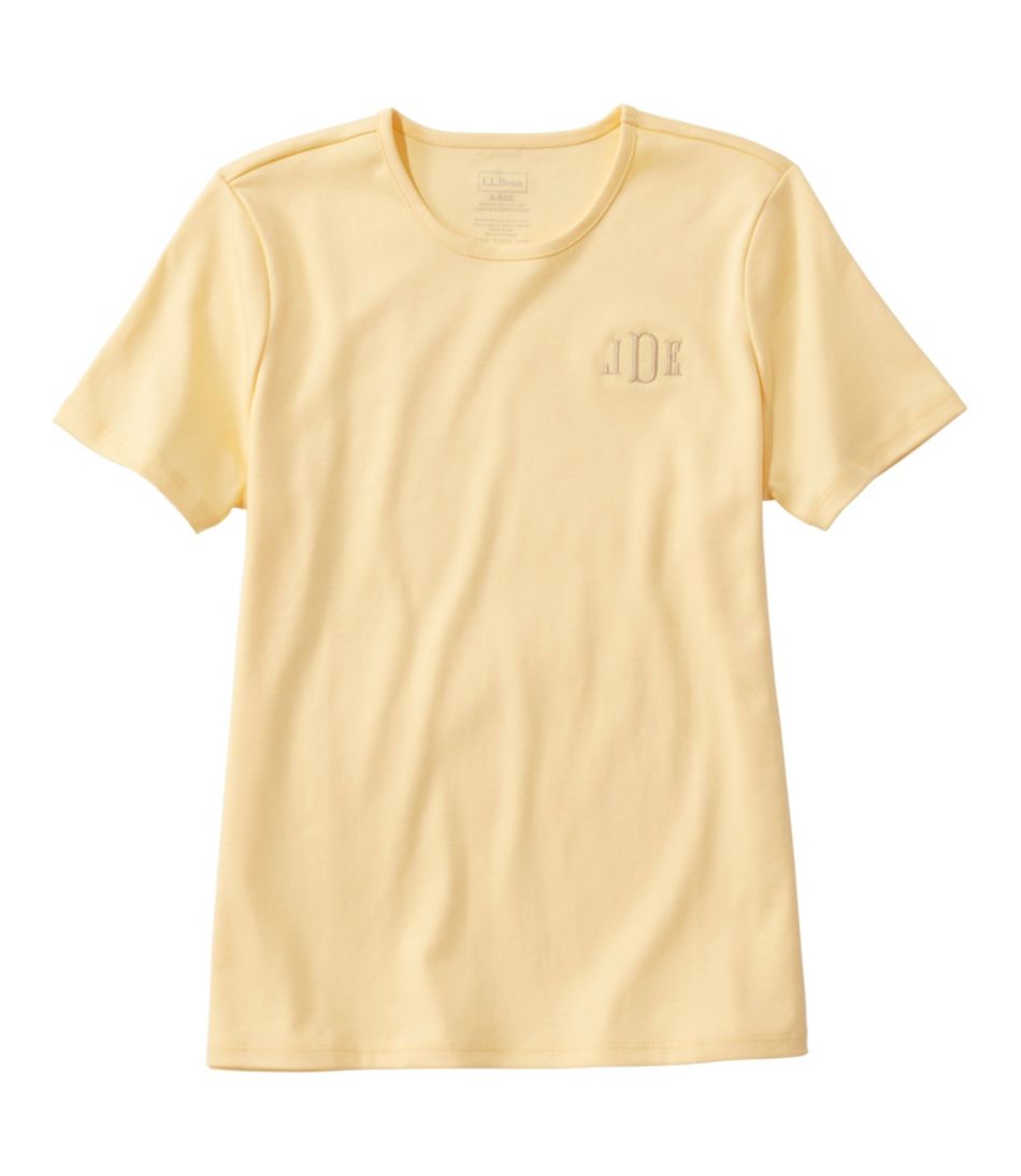 Women's Pima Cotton Tee, Short-Sleeve Crewneck | L.L.Bean