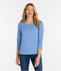Women's V-Neck, Three-Quarter-Sleeve | L.L.Bean