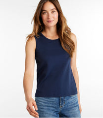 Women's Pima Cotton Tee, Shell | L.L.Bean