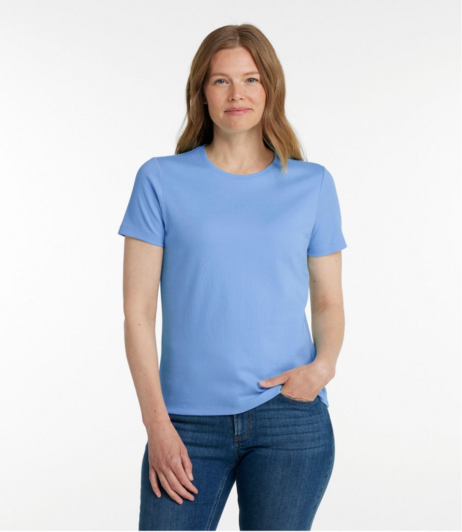 Women's Tee, Short-Sleeve Crewneck | L.L.Bean