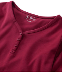 Women's V-Neck Henley, Long-Sleeve | L.L.Bean