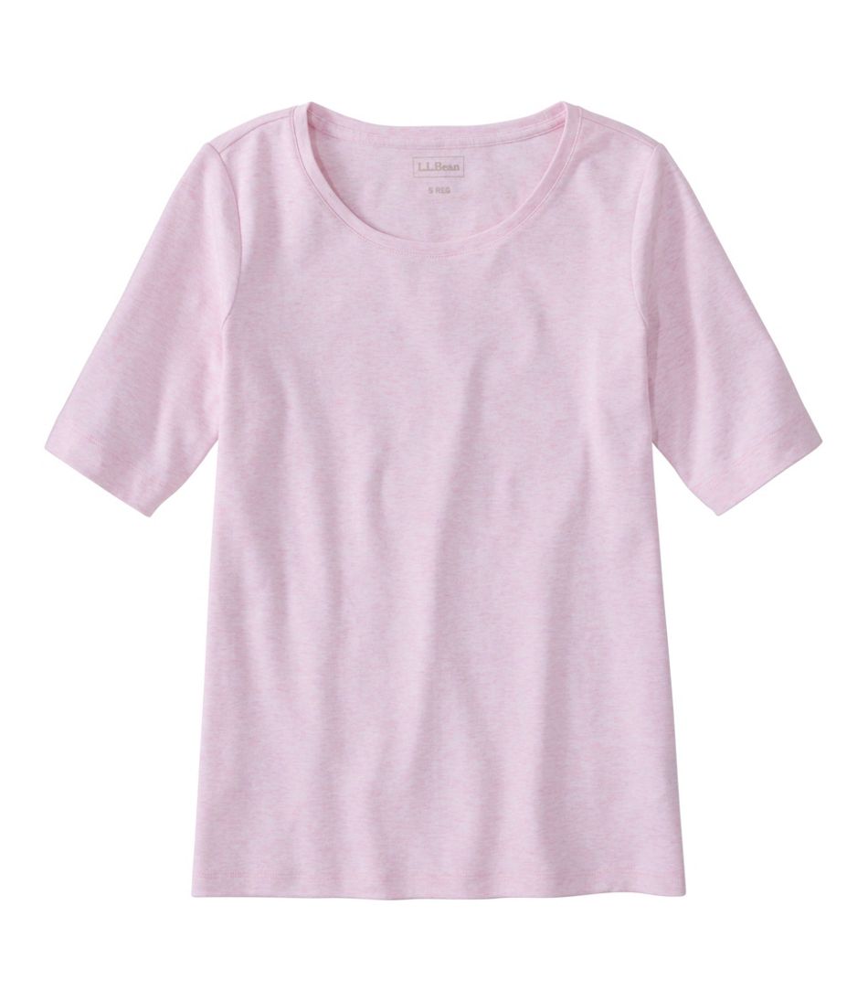 Women's Jewelneck Tee, Elbow-Sleeve | L.L.Bean