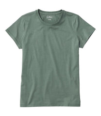Women's Soft Stretch Supima-Blend Tee, Crewneck Short-Sleeve | L.L.Bean