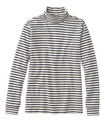 Women's Interlock Turtleneck, Long-Sleeve Stripe | L.L.Bean