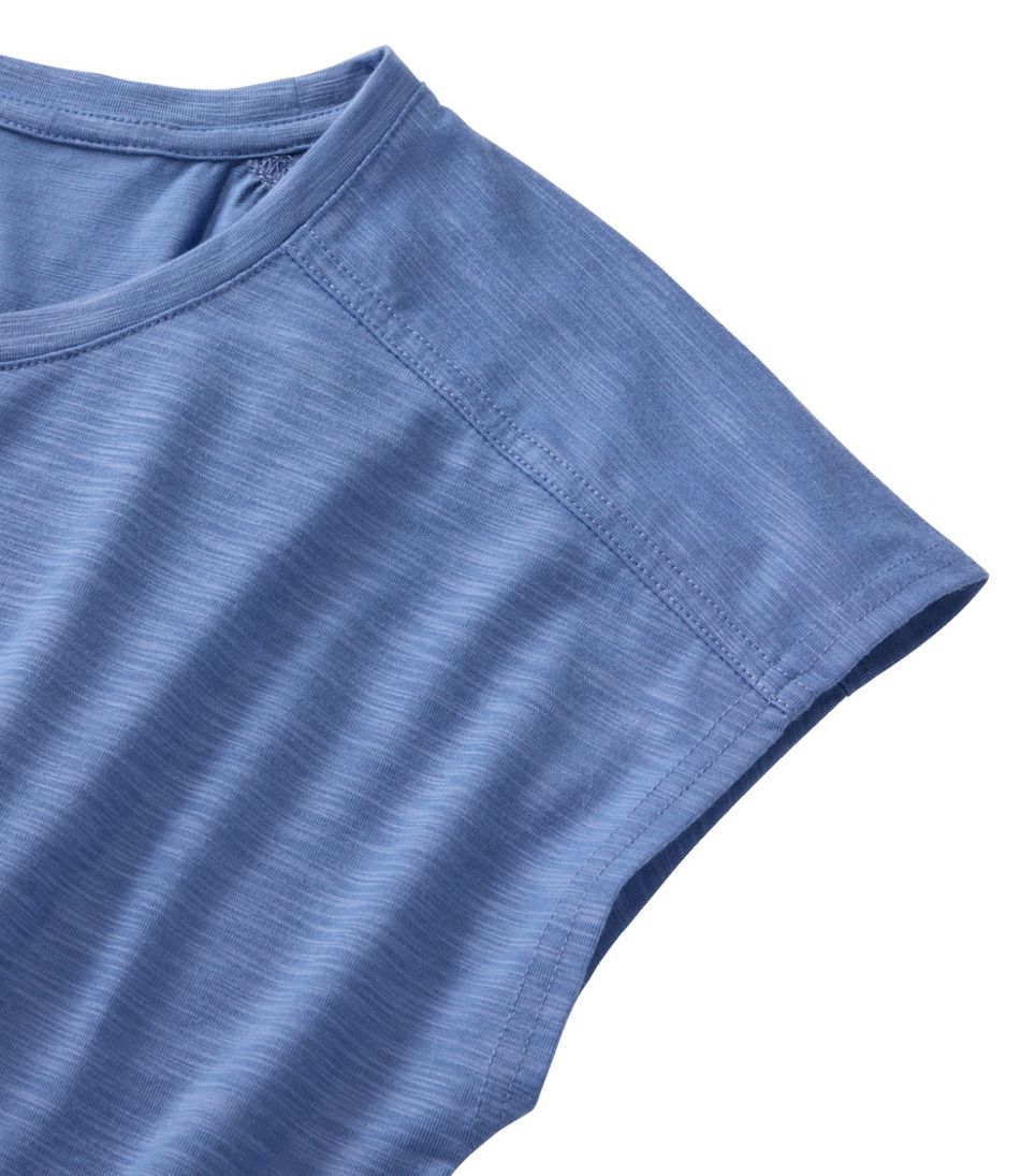 Women's Streamside Tee, Short-Sleeve Ruched Crew | L.L.Bean