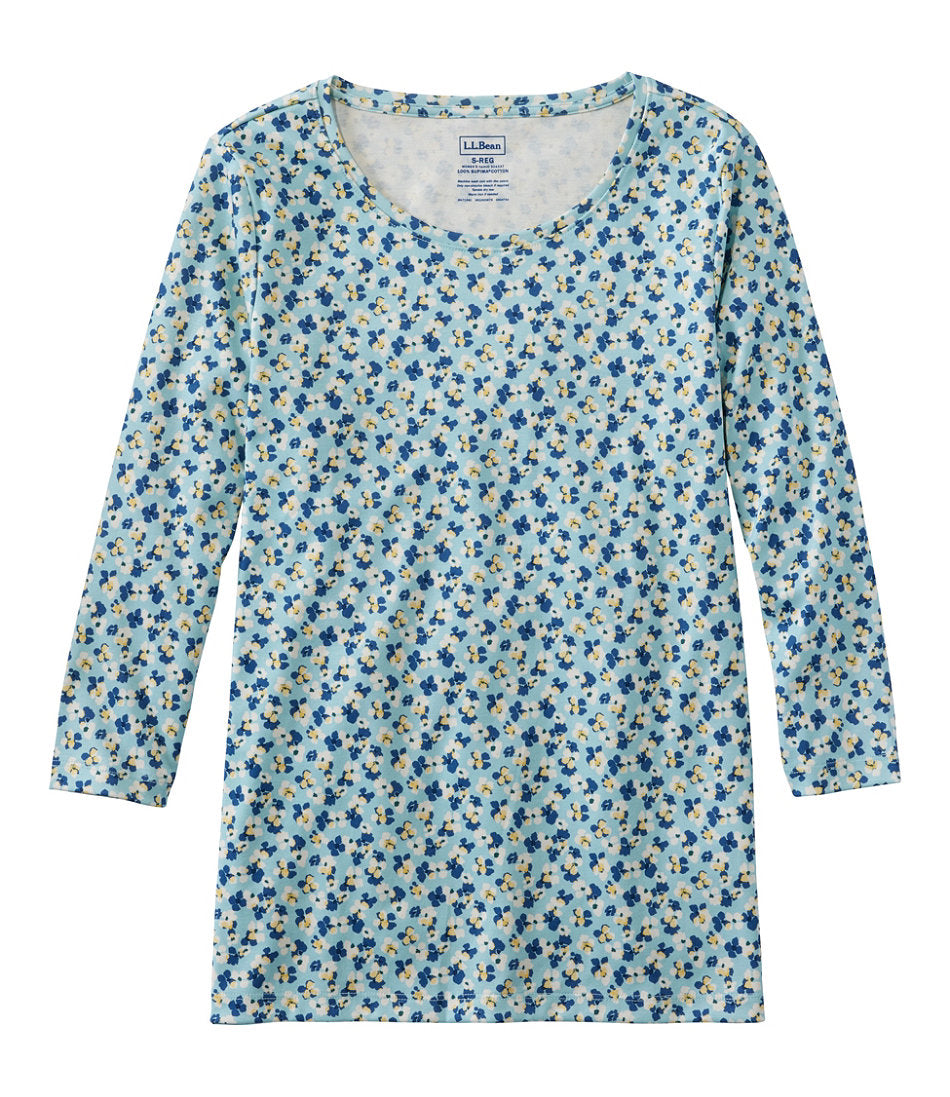 Pale Turquoise Poppies,X-Small
