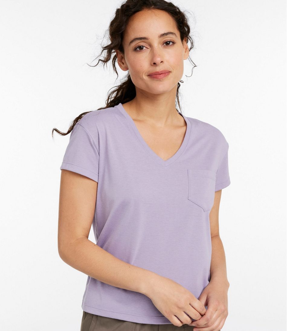 Women's Vista Camp Tee, Short-Sleeve V-Neck | L.L.Bean