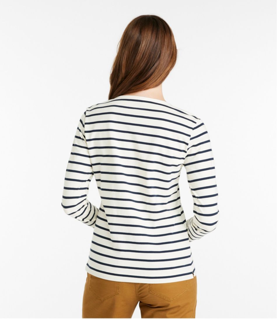 Women's Signature Rangeley Cotton Tee, Henley | L.L.Bean