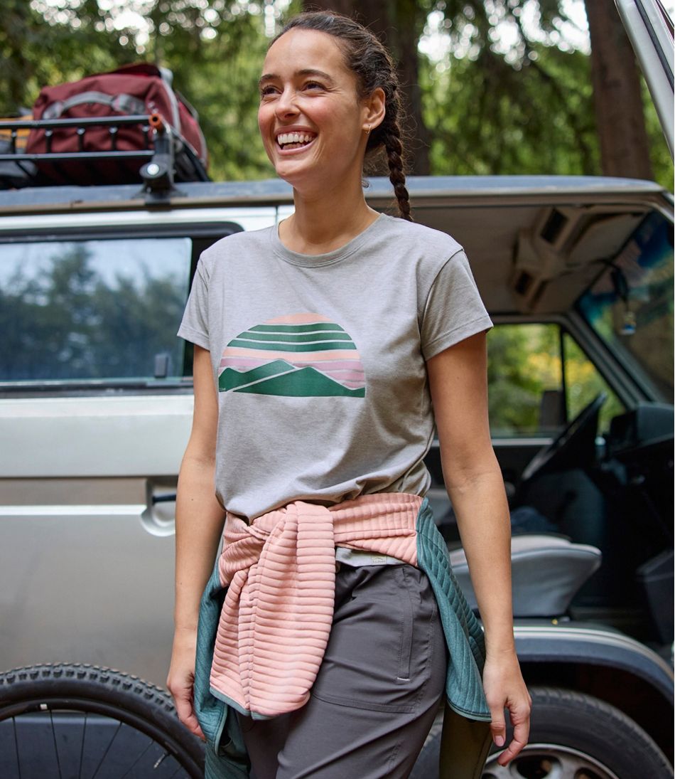 Women's Vista Camp Tee, Short-Sleeve Graphic Crew | L.L.Bean