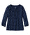 Navy Paisley Dot