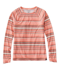 Women's Everyday SunSmart® Tee, Crewneck Long-Sleeve Stripe | L.L.Bean