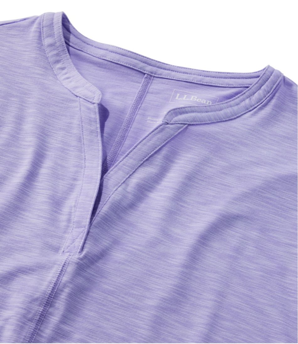 Women's Streamside Tee, Short-Sleeve Splitneck | L.L.Bean