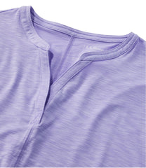 Women's Streamside Tee, Short-Sleeve Splitneck | L.L.Bean