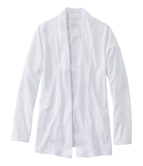 Women's Pima Cotton Open Cardigan, With Pockets | L.L.Bean