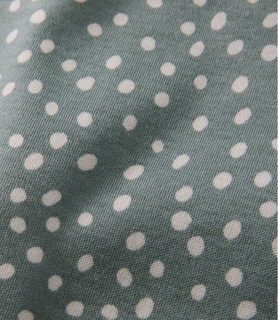 Women's Jewelneck Tee, Elbow-Sleeve Print | L.L.Bean
