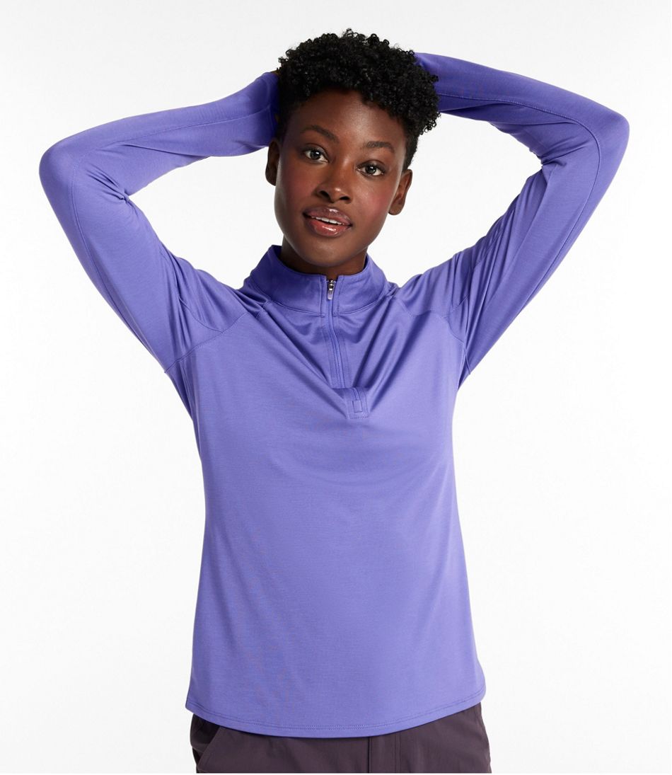 Women's Access Trail Pullover, Long-Sleeve Quarter-Zip | L.L.Bean