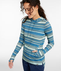 Women's Everyday SunSmart® Hooded Pullover, Long-Sleeve Stripe | L.L.Bean