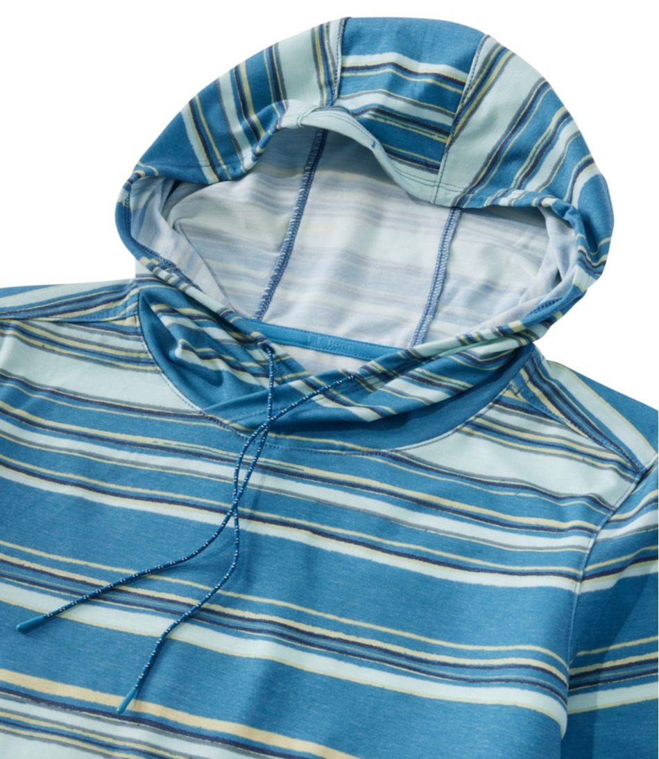 Women's Everyday SunSmart® Hooded Pullover, Long-Sleeve Stripe | L.L.Bean