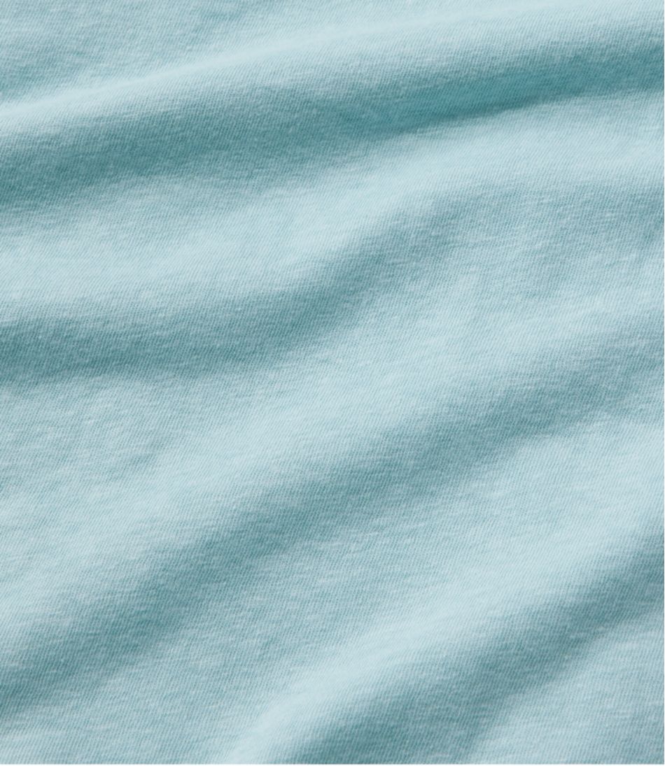 Women's Linen/Cotton Tee, Three-Quarter-Sleeve Splitneck Polo | L.L.Bean