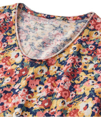 Women's Organic Cotton Tee, V-Neck Short-Sleeve Print | L.L.Bean