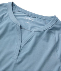 Women's Ribbed Performance Tee, Long-Sleeve Splitneck | L.L.Bean
