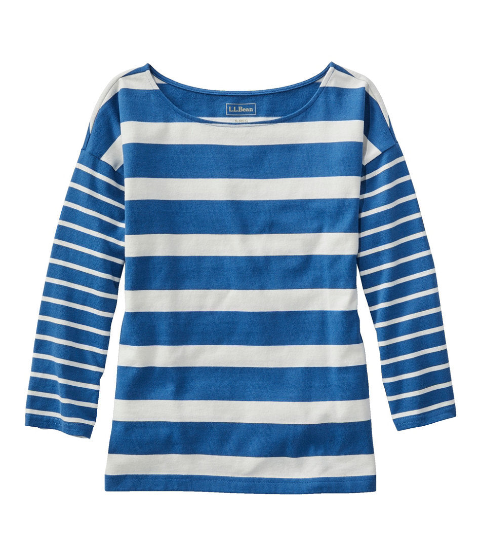 Bright Blue Blocked Stripe,X-Small