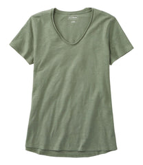 Women's Organic Cotton Tee, V-Neck Short-Sleeve | L.L.Bean
