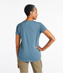 Women's Organic Cotton Tee, V-Neck Short-Sleeve | L.L.Bean