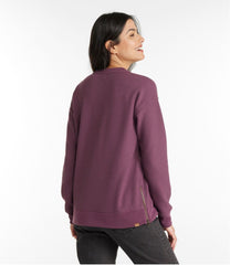 Women's Birchwood Brushed Waffle Top, Crewneck | L.L.Bean