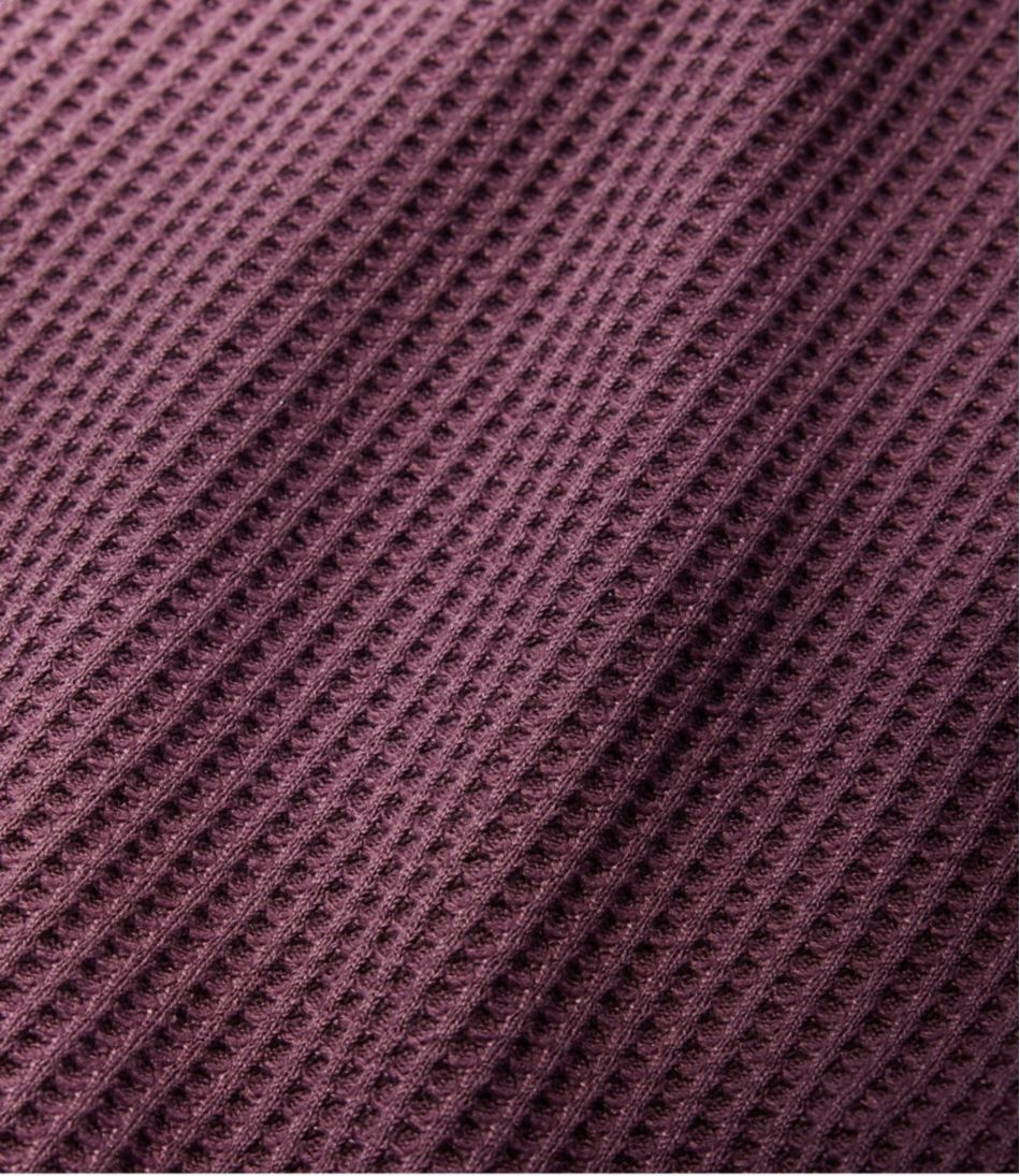 Women's Birchwood Brushed Waffle Top, Crewneck | L.L.Bean