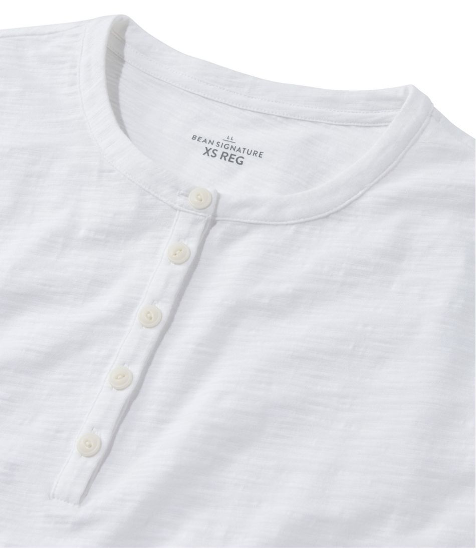 Women's Signature Slub Tee, Short-Sleeve Henley | L.L.Bean
