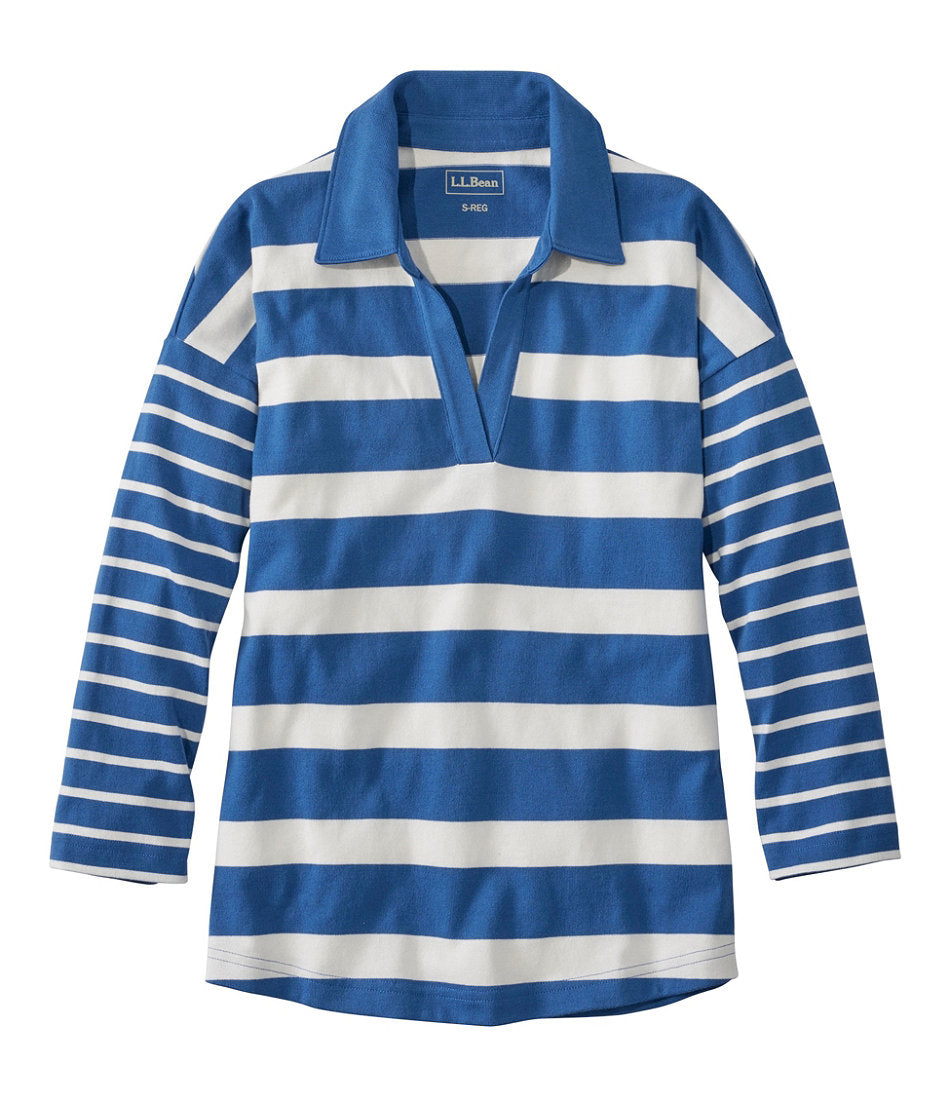 Bright Blue Blocked Stripe,X-Small