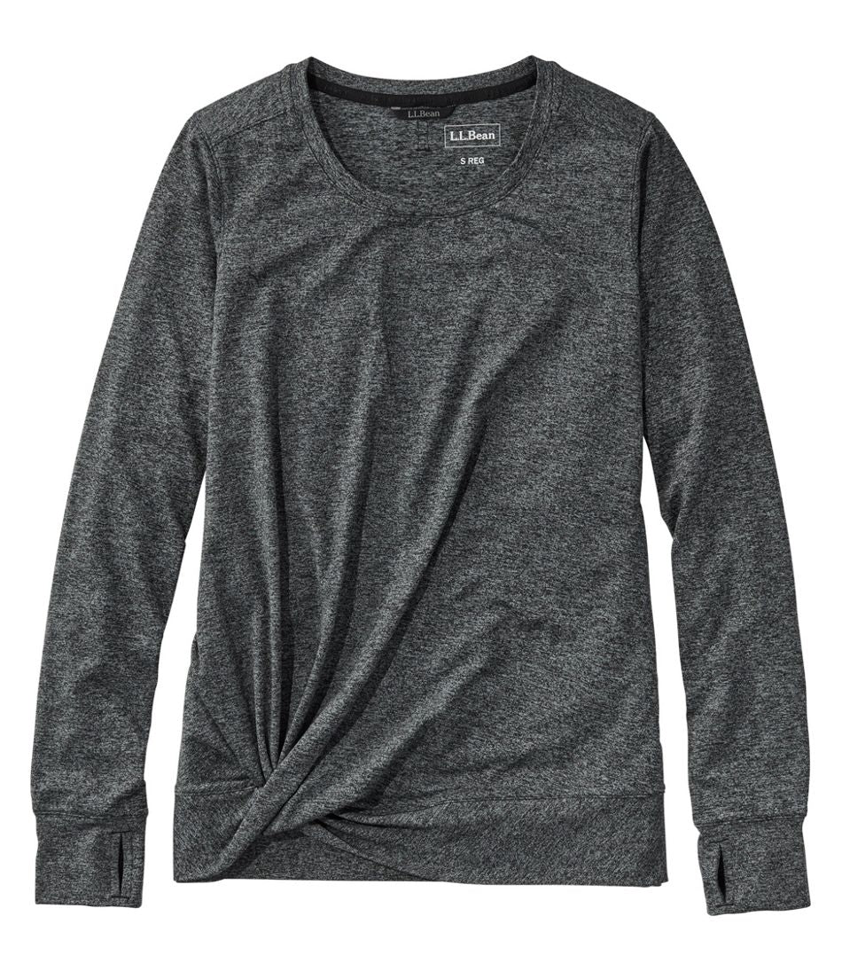Women's VentureSoft Twist-Front Top, Long-Sleeve | L.L.Bean