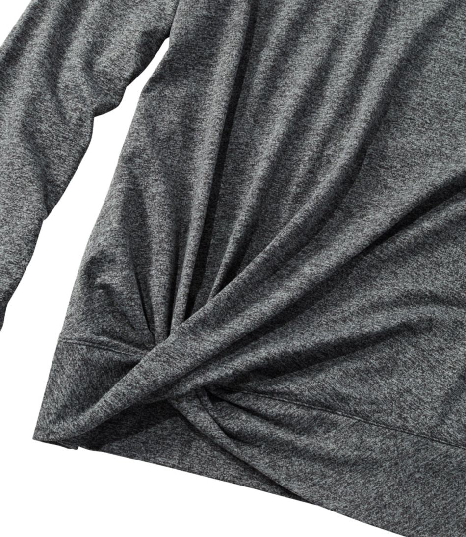 Women's VentureSoft Twist-Front Top, Long-Sleeve | L.L.Bean