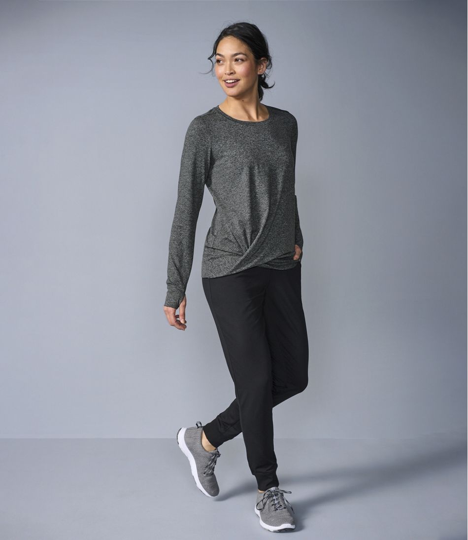 Women's VentureSoft Twist-Front Top, Long-Sleeve | L.L.Bean