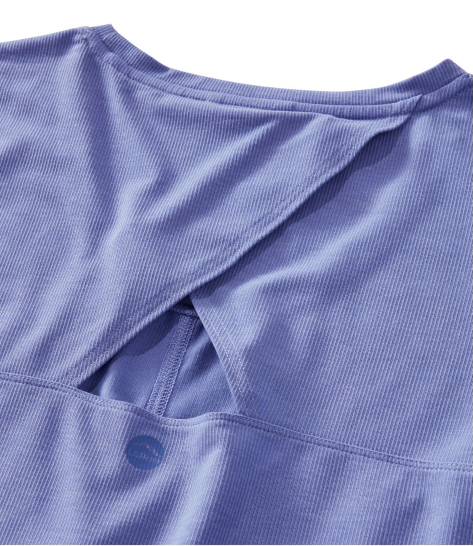 Women's Ribbed Performance Tee, Short-Sleeve | L.L.Bean