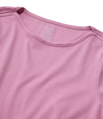 Women's Pima Cotton Tee, Elbow-Sleeve Boatneck | L.L.Bean