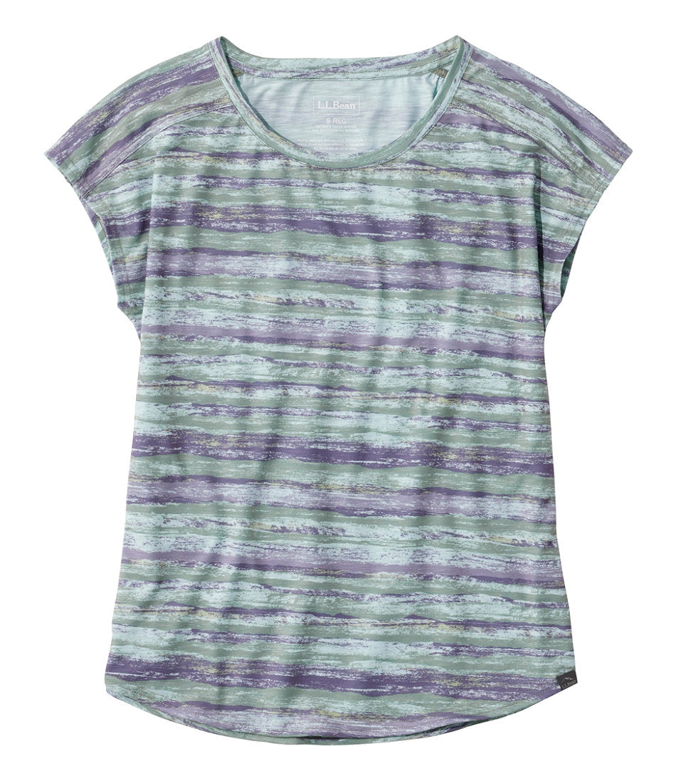 Faded Sage Painterly Stripe,X-Small