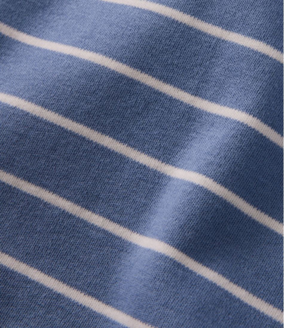 Women's Tee, Short-Sleeve Notch-Neck Stripe | L.L.Bean