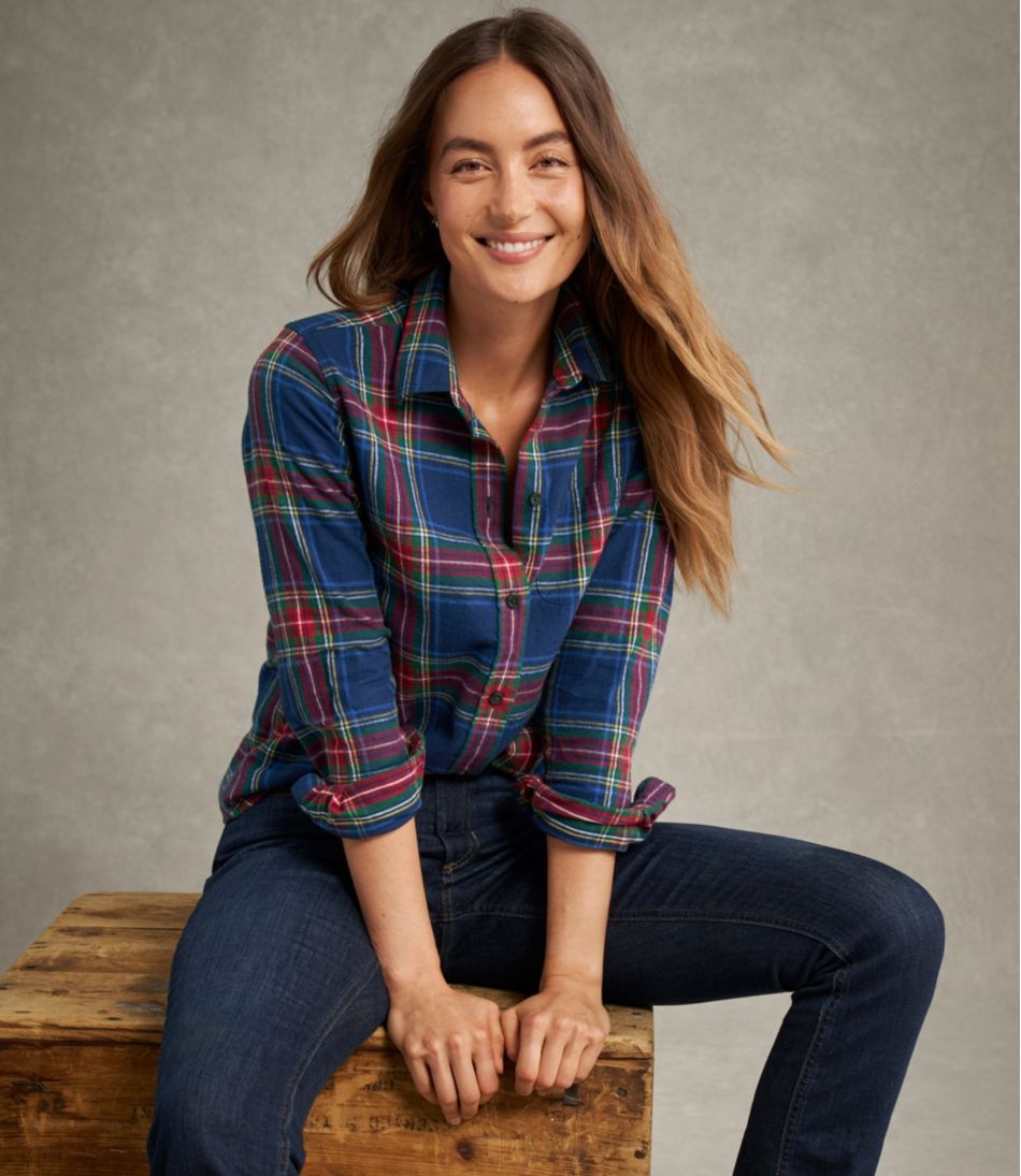 Women's Scotch Plaid Flannel Shirt, Relaxed | L.L.Bean